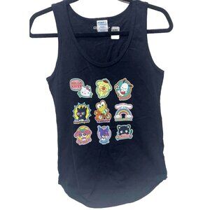 Hello Kitty And Friends Women’s Tank Top Small Sanrio World Cute Kawaii Shirt